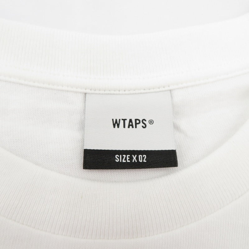 W)TAPS | ダブルタップス SYSTEM/SS/COTTON 半袖Ｔシャツ 261ATDT-STM02S ホワイト サイズ：2【瀬戸大橋店】