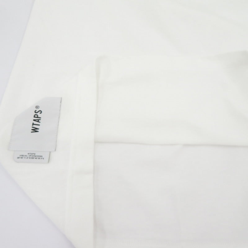 W)TAPS | ダブルタップス SYSTEM/SS/COTTON 半袖Ｔシャツ 261ATDT-STM02S ホワイト サイズ：2【瀬戸大橋店】