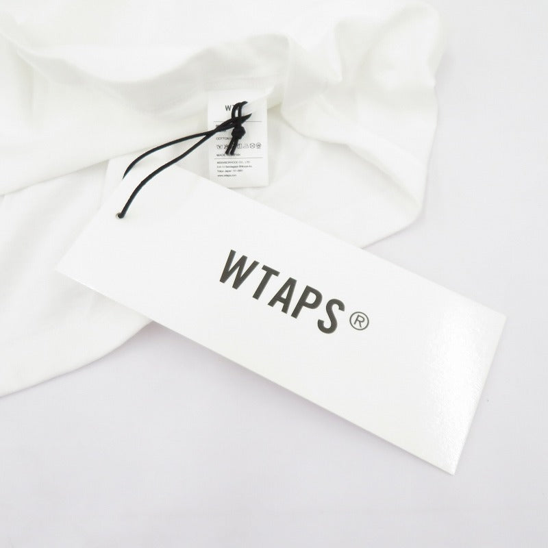 W)TAPS | ダブルタップス SYSTEM/SS/COTTON 半袖Ｔシャツ 261ATDT-STM02S ホワイト サイズ：2【瀬戸大橋店】