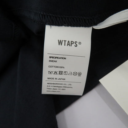 W)TAPS | ダブルタップス SIGN/SS/COTTON 半袖Ｔシャツ 261ATDT-STM08S ネイビー サイズ：3【瀬戸大橋店】