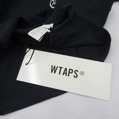 W)TAPS | ダブルタップス SIGN/SS/COTTON 半袖Ｔシャツ 261ATDT-STM08S ネイビー サイズ：2【瀬戸大橋店】