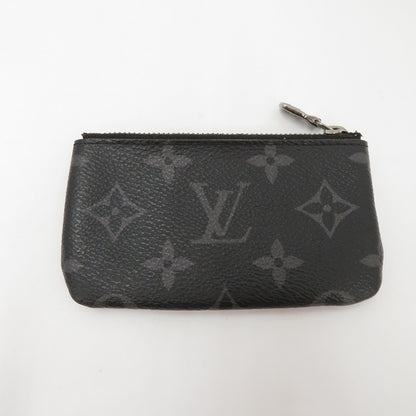 LOUIS VUITTON | ルイ・ヴィトン ポシェットクレ モノグラム エクリプス コインケース M80905 グレー×ブラック【瀬戸大橋店】