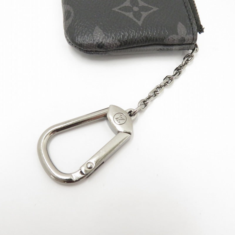 LOUIS VUITTON | ルイ・ヴィトン ポシェットクレ モノグラム エクリプス コインケース M80905 グレー×ブラック【瀬戸大橋店】