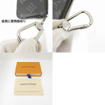 LOUIS VUITTON | ルイ・ヴィトン ポシェットクレ モノグラム エクリプス コインケース M80905 グレー×ブラック【瀬戸大橋店】