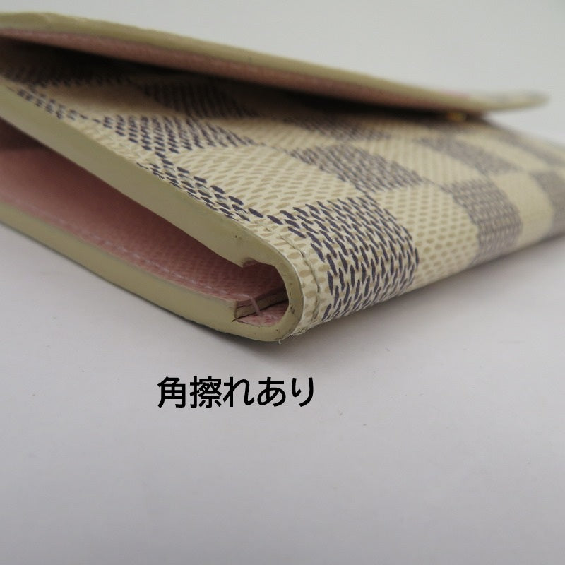 LOUIS VUITTON | ルイ・ヴィトン ダミエ アズール ポルトフォイユ・エミリー 長財布 N41625 グレー×ベージュ【瀬戸大橋店】