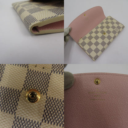 LOUIS VUITTON | ルイ・ヴィトン ダミエ アズール ポルトフォイユ・エミリー 長財布 N41625 グレー×ベージュ【瀬戸大橋店】