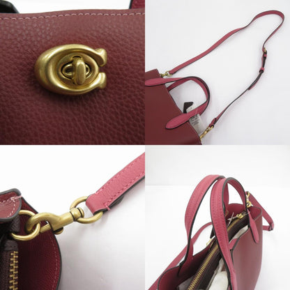 COACH | コーチ ウィロウ トート 24 ハンドバッグ F2378-C8561 ボルドー/バーガンディー【瀬戸大橋店】