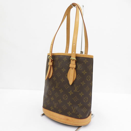 LOUIS VUITTON | ルイ・ヴィトン モノグラム バケット PM トートバッグ M42238 ブラウン【瀬戸大橋店】