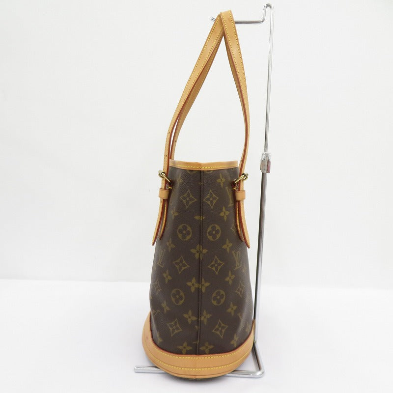 LOUIS VUITTON | ルイ・ヴィトン モノグラム バケット PM トートバッグ M42238 ブラウン【瀬戸大橋店】