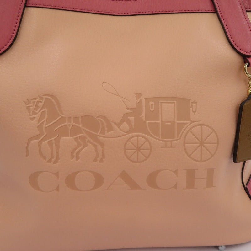COACH | コーチ カラーブロック ウィズ ホース アンド キャリッジ トートバッグ A2254-C5676 ピンク【瀬戸大橋店】