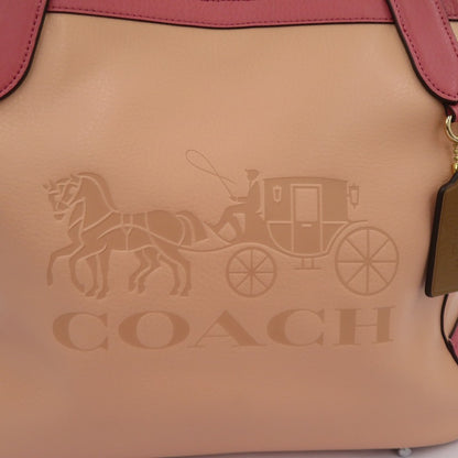 COACH | コーチ カラーブロック ウィズ ホース アンド キャリッジ トートバッグ A2254-C5676 ピンク【瀬戸大橋店】