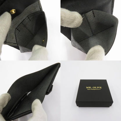 MR.OLIVE | ミスターオリーブ PUEBLO LEATHER/NEAT WALLET 二つ折り財布 ME120P ブラック【瀬戸大橋店】