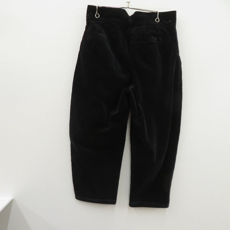 PORTER CLASSIC CORDUROY OLDIES PANTS コーデュロイパンツ パンツ ブラック サイズ：M【瀬戸大橋店】