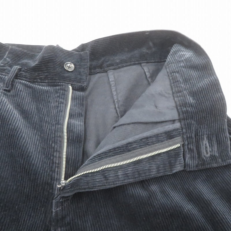 PORTER CLASSIC CORDUROY OLDIES PANTS コーデュロイパンツ パンツ ブラック サイズ：M【瀬戸大橋店】