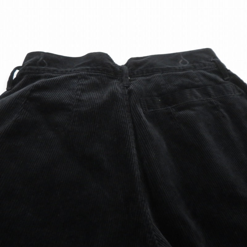 PORTER CLASSIC CORDUROY OLDIES PANTS コーデュロイパンツ パンツ ブラック サイズ：M【瀬戸大橋店】
