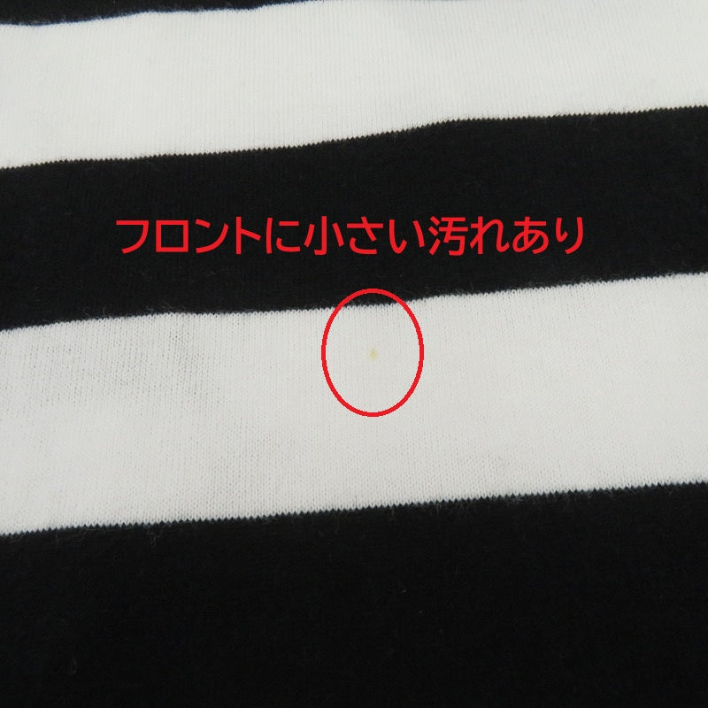 Y's | ワイズ ボーダー柄 半袖Ｔシャツ ブラック×ホワイト サイズ：4【瀬戸大橋店】