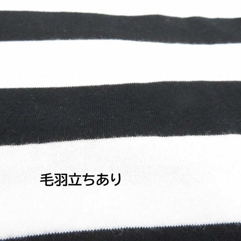 Y's | ワイズ ボーダー柄 半袖Ｔシャツ ブラック×ホワイト サイズ：4【瀬戸大橋店】