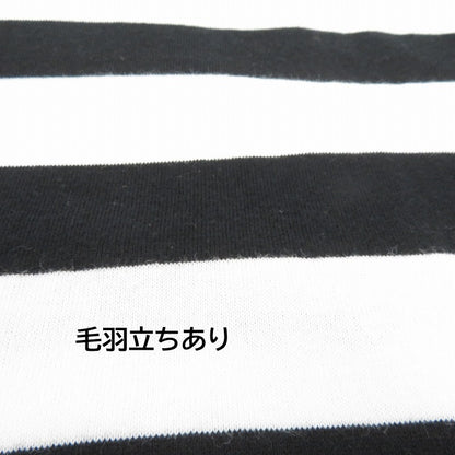 Y's | ワイズ ボーダー柄 半袖Ｔシャツ ブラック×ホワイト サイズ：4【瀬戸大橋店】