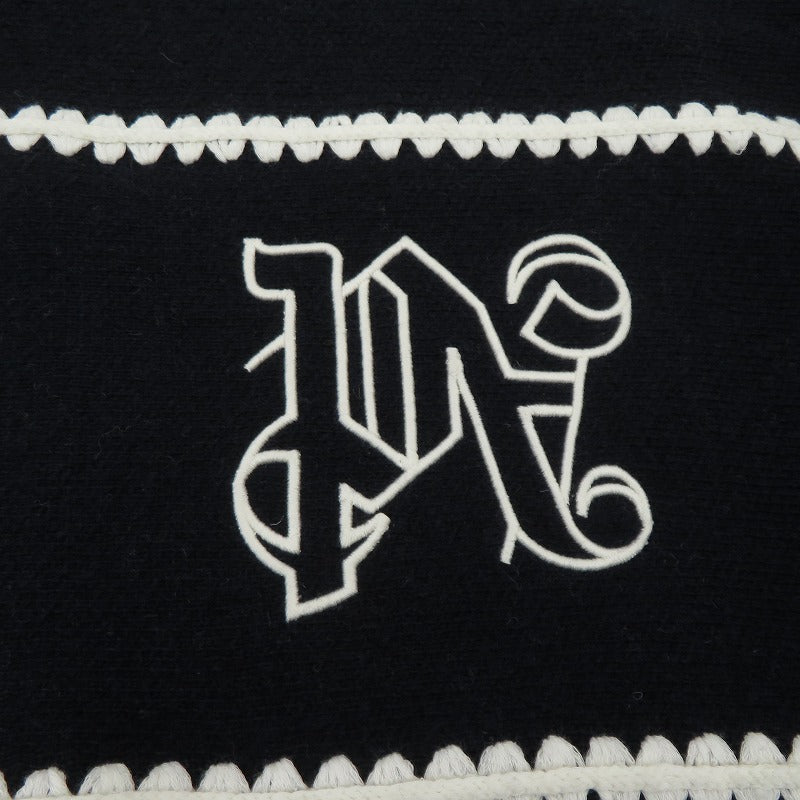 Palm Angels | パームエンジェルス Monogram Striped Sweater 23AW セーター PMHE048E23KNI001 ネイビー サイズ：M【瀬戸大橋店】
