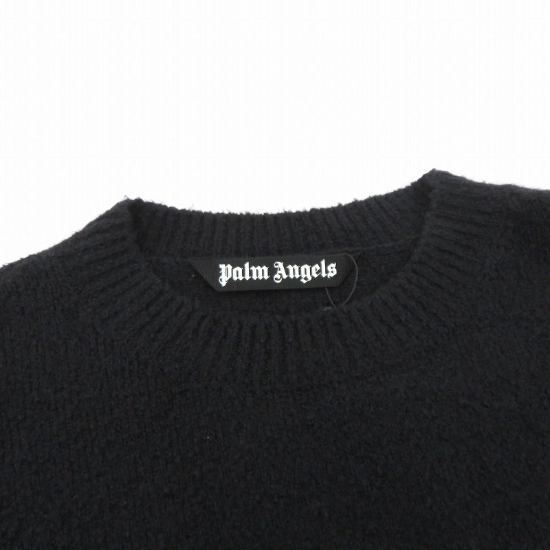 Palm Angels | パームエンジェルス モノグラムロゴ 24AW セーター PMHE054F24KNI001 ブラック サイズ：M【瀬戸大橋店】