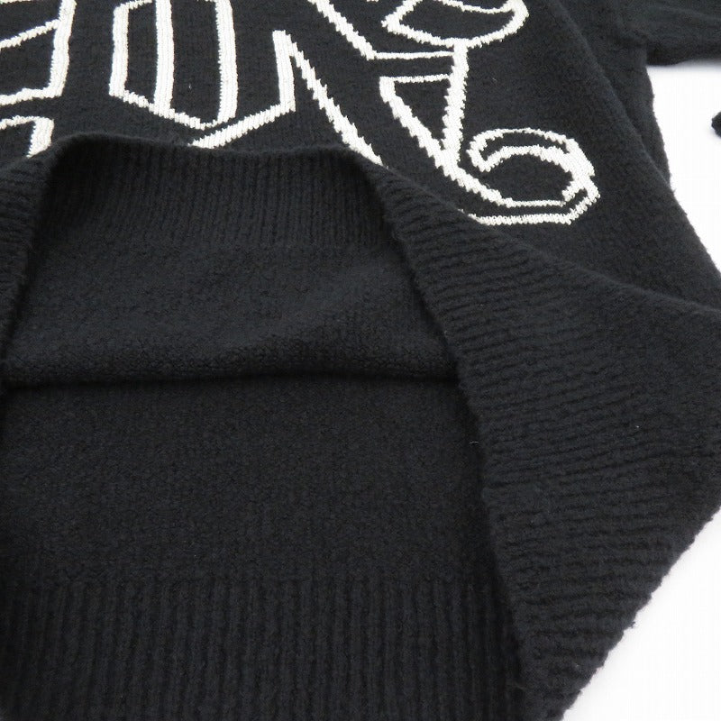 Palm Angels | パームエンジェルス モノグラムロゴ 24AW セーター PMHE054F24KNI001 ブラック サイズ：M【瀬戸大橋店】