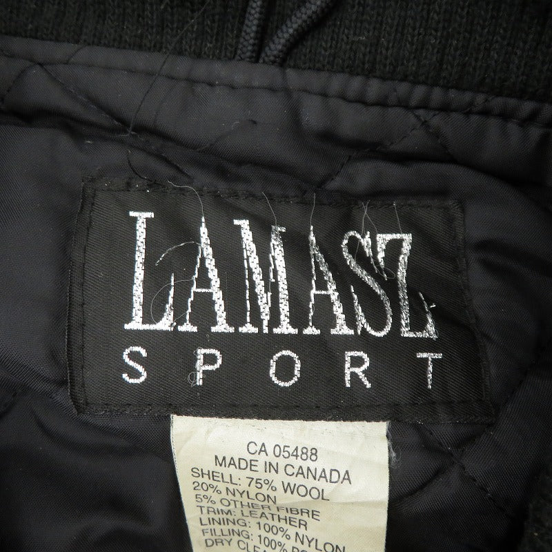 VINTAGE衣料 | ヴィンテージイリョウ LAMASZ カナダ製 スタジャン ブラック サイズ：M【瀬戸大橋店】