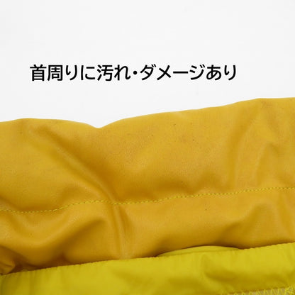 PRADA | プラダ フェイクレザー ダウンベスト 290115 イエロー サイズ：38【瀬戸大橋店】