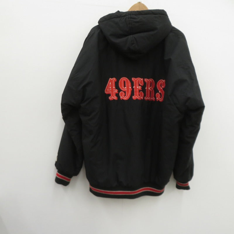 STARTER | スターター NFL 49ERS 中綿ジャケット ブラック サイズ：L【瀬戸大橋店】