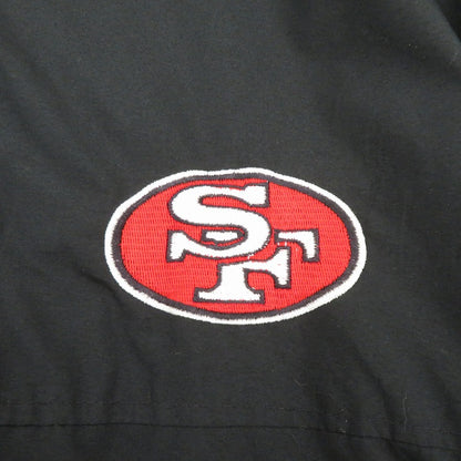 STARTER | スターター NFL 49ERS 中綿ジャケット ブラック サイズ：L【瀬戸大橋店】