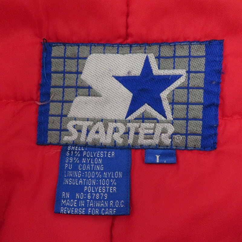 STARTER | スターター NFL 49ERS 中綿ジャケット ブラック サイズ：L【瀬戸大橋店】