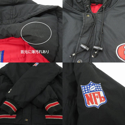 STARTER | スターター NFL 49ERS 中綿ジャケット ブラック サイズ：L【瀬戸大橋店】
