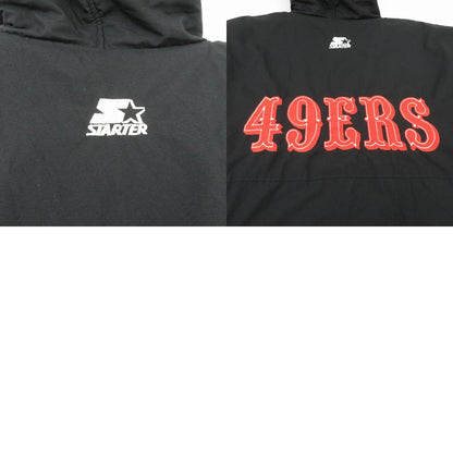 STARTER | スターター NFL 49ERS 中綿ジャケット ブラック サイズ：L【瀬戸大橋店】