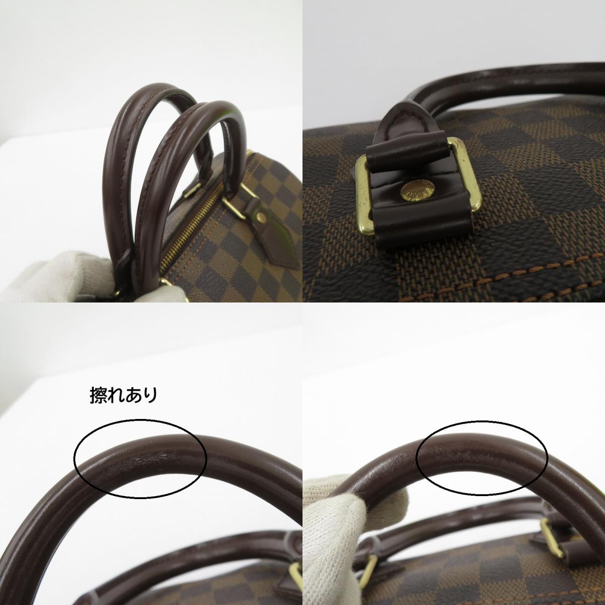 LOUIS VUITTON | ルイ・ヴィトン ダミエ エベヌ スピーディ 25 ハンドバッグ N41532 ブラウン【瀬戸大橋店】