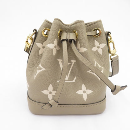 LOUIS VUITTON | ルイ・ヴィトン ナノ・ノエ バイカラー モノグラム アンプラント ショルダーバッグ M46291 ベージュ【瀬戸大橋店】