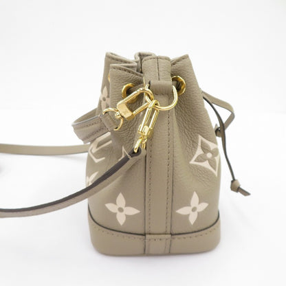 LOUIS VUITTON | ルイ・ヴィトン ナノ・ノエ バイカラー モノグラム アンプラント ショルダーバッグ M46291 ベージュ【瀬戸大橋店】