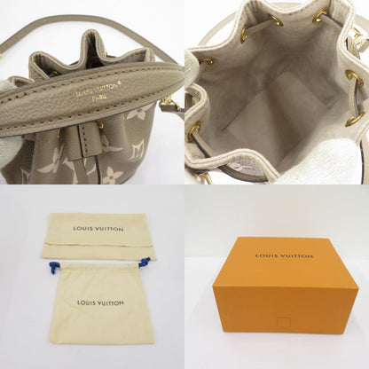 LOUIS VUITTON | ルイ・ヴィトン ナノ・ノエ バイカラー モノグラム アンプラント ショルダーバッグ M46291 ベージュ【瀬戸大橋店】