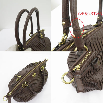 COACH | コーチ マディソン レザー リンジー サッチェル ハンドバッグ G1282-18643 ブラウン【瀬戸大橋店】