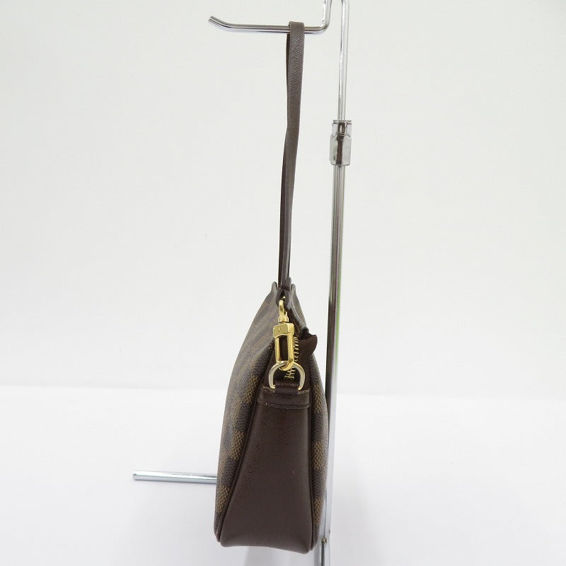 LOUIS VUITTON | ルイ・ヴィトン トゥルース・メイクアップ ダミエ ハンドバッグ ポーチ N51982 ブラウン【瀬戸大橋店】