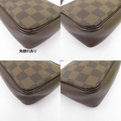 LOUIS VUITTON | ルイ・ヴィトン トゥルース・メイクアップ ダミエ ハンドバッグ ポーチ N51982 ブラウン【瀬戸大橋店】