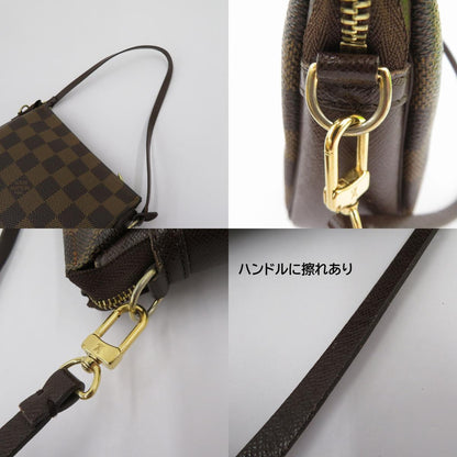 LOUIS VUITTON | ルイ・ヴィトン トゥルース・メイクアップ ダミエ ハンドバッグ ポーチ N51982 ブラウン【瀬戸大橋店】