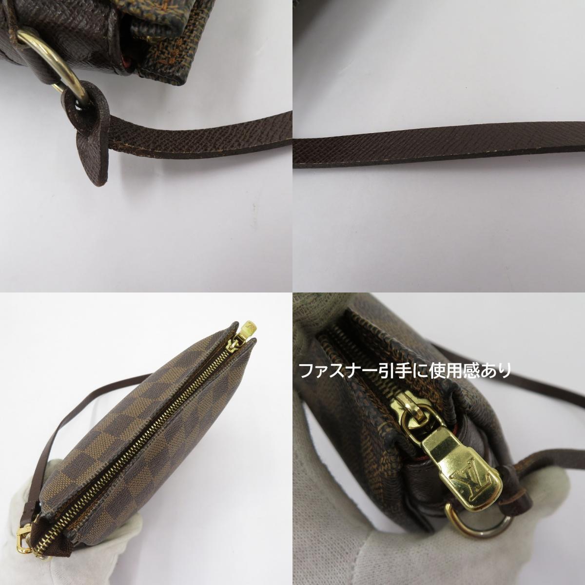 LOUIS VUITTON | ルイ・ヴィトン トゥルース・メイクアップ ダミエ ハンドバッグ ポーチ N51982 ブラウン【瀬戸大橋店】