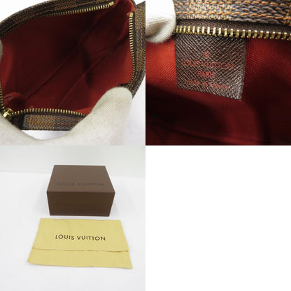 LOUIS VUITTON | ルイ・ヴィトン トゥルース・メイクアップ ダミエ ハンドバッグ ポーチ N51982 ブラウン【瀬戸大橋店】