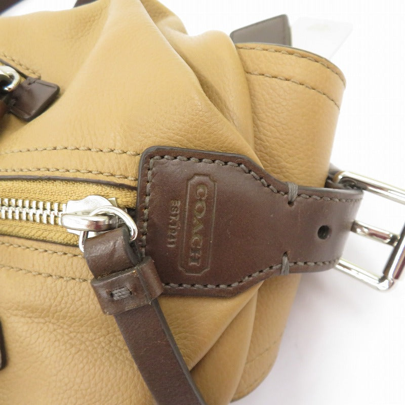 COACH | コーチ トンプソン レザー スリングバッグ ボディバッグ B1482-F70360 ベージュ【瀬戸大橋店】