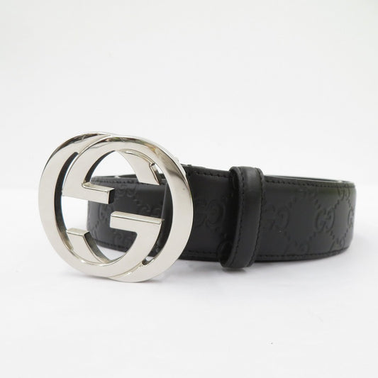 GUCCI | グッチ グッチシマ ベルト 411924 480199 サイズ：85/34 ブラック【瀬戸大橋店】