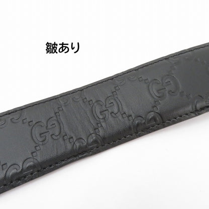 GUCCI | グッチ グッチシマ ベルト 411924 480199 サイズ：85/34 ブラック【瀬戸大橋店】