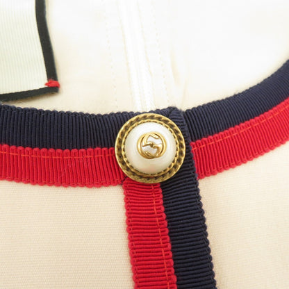 GUCCI | グッチ インターロッキングG パールボタン ワンピース ドレス 475850 ZHN88 アイボリー サイズ：44【瀬戸大橋店】