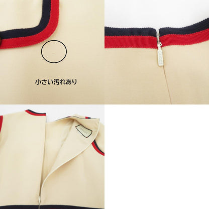 GUCCI | グッチ インターロッキングG パールボタン ワンピース ドレス 475850 ZHN88 アイボリー サイズ：44【瀬戸大橋店】