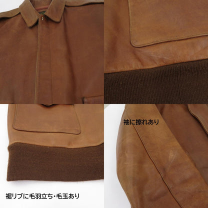 The REAL McCOY'S | ザリアルマッコイズ B-McCOY'S フライトジャケット ミリタリーコート W535.A.C.27798 ブラウン サイズ：40【瀬戸大橋店】