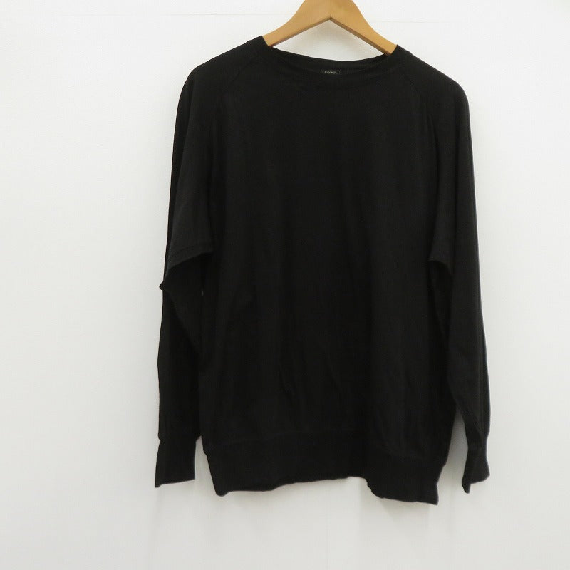 COMOLI | コモリ THINコットンクルーネック 26AW 長袖Ｔシャツ E03-05026 ブラック サイズ：2【瀬戸大橋店】