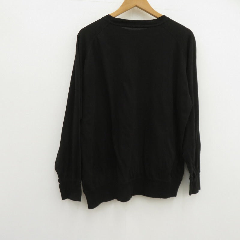 COMOLI | コモリ THINコットンクルーネック 26AW 長袖Ｔシャツ E03-05026 ブラック サイズ：2【瀬戸大橋店】